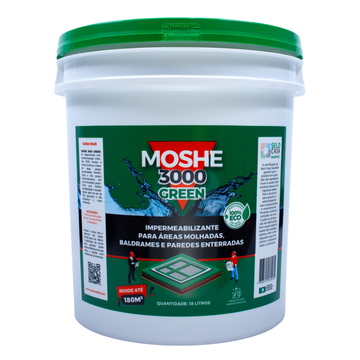 MOSHE 3000 GREEN IMPERMEABILIZANTE - 18LT