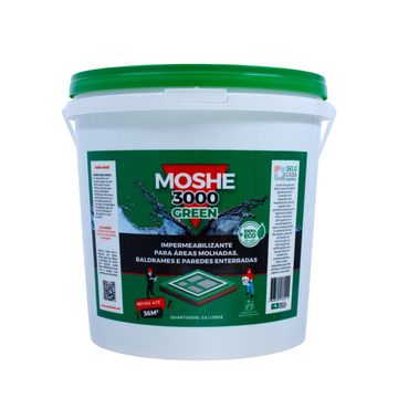 MOSHE 3000 GREEN IMPERMEABILIZANTE - 3,6LT