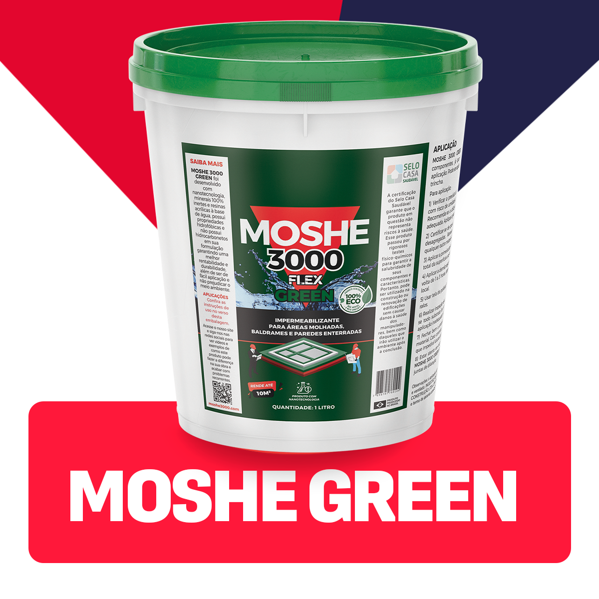 Moshe 3000 Green 1L